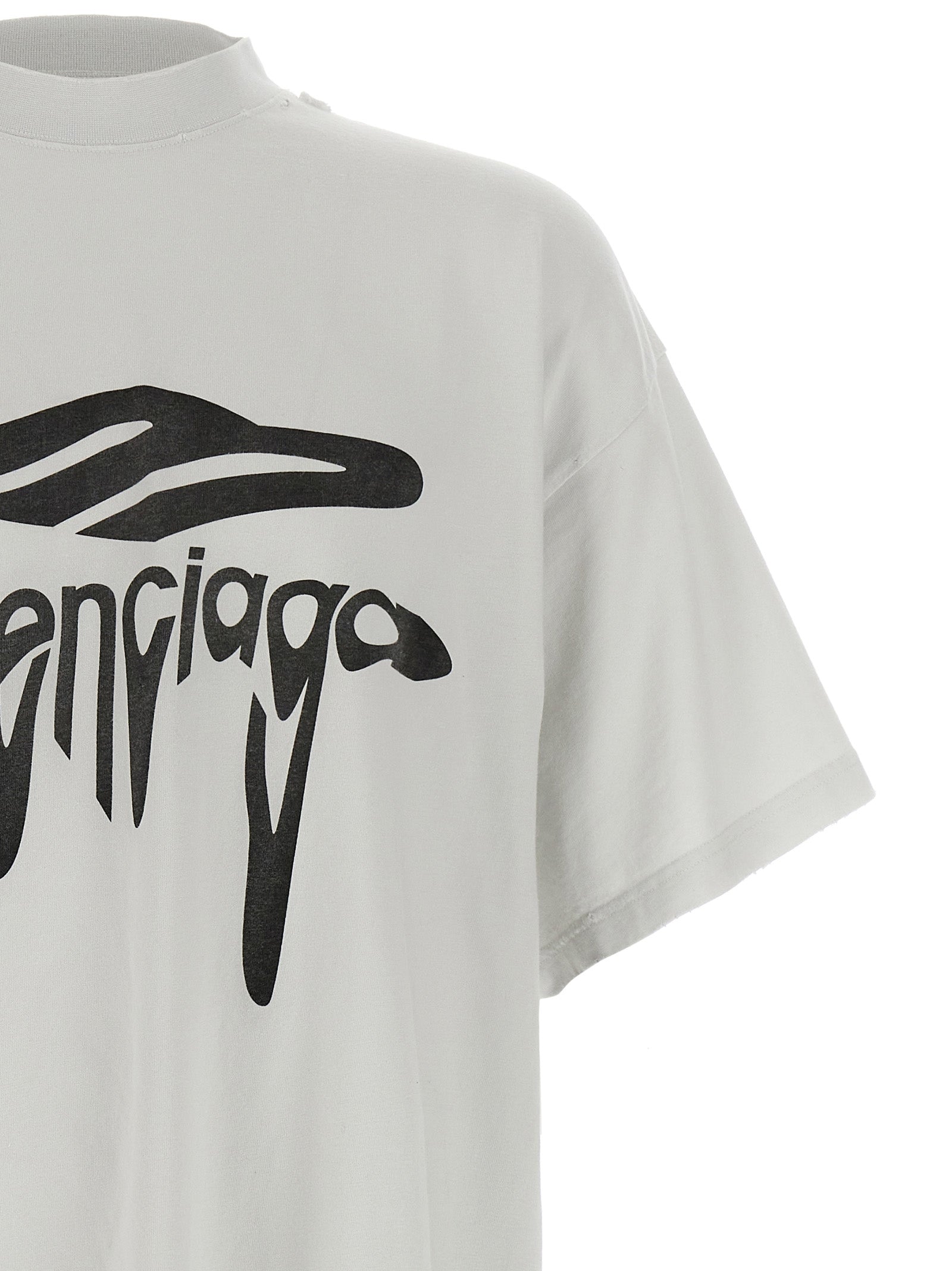 BALENCIAGA - BALENCIAGA - ’3B Liquefied’ T-shirt - Women’s Tops