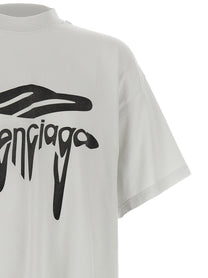 BALENCIAGA - BALENCIAGA - ’3B Liquefied’ T-shirt - Women’s Tops