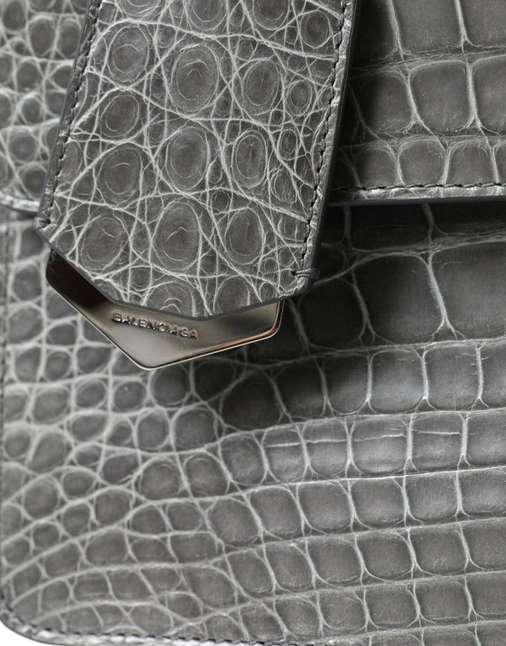 Balenciaga - Balenciaga Alligator Leather Shoulder Bag - Women’s Bags