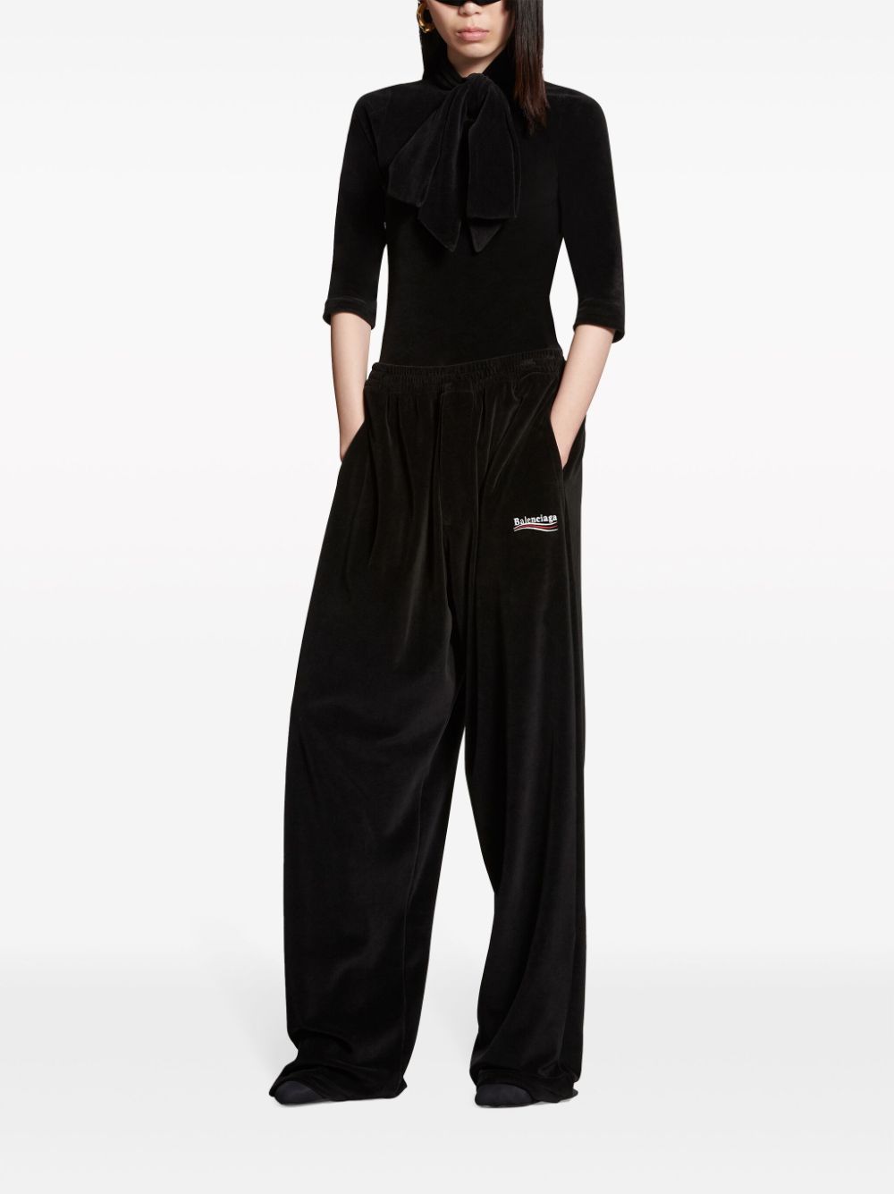 Balenciaga - Balenciaga logo embroidered track pants - Women’s Bottoms