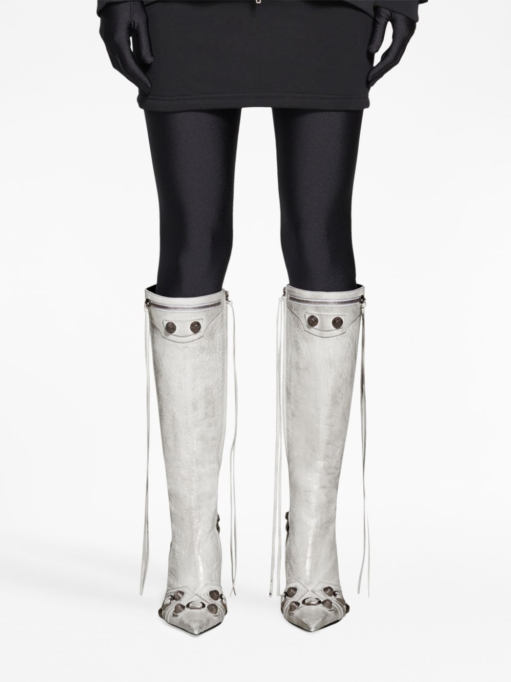 Balenciaga - Balenciaga cagole leather boots - Boots
