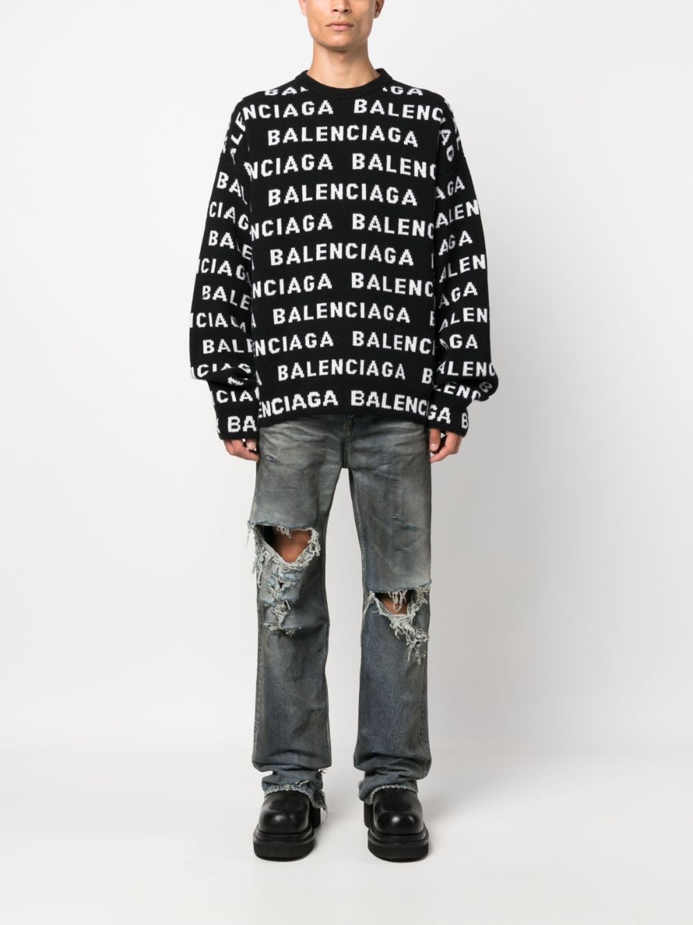 Balenciaga - Balenciaga logo sweater - Topwear