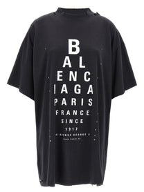 BALENCIAGA - BALENCIAGA - ’Optical’ T-shirt - Women’s Tops