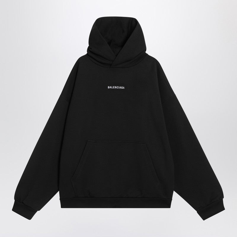 Balenciaga - Black New Balenciaga Back Medium Fit sweatshirt - Topwear
