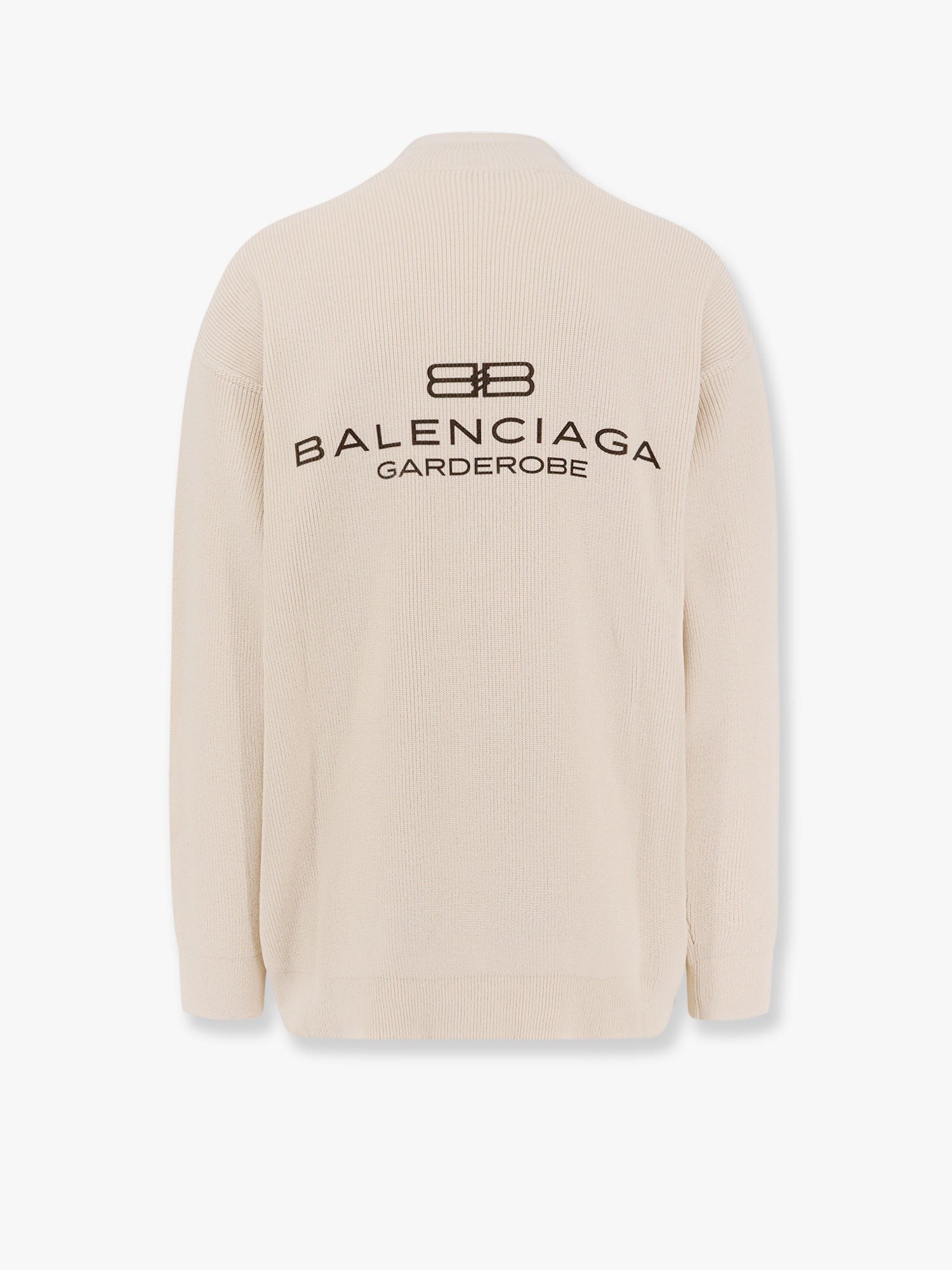 Balenciaga - Balenciaga Intertwined Cardigan With Bb Garderobe Motif - Men’s Knitwear