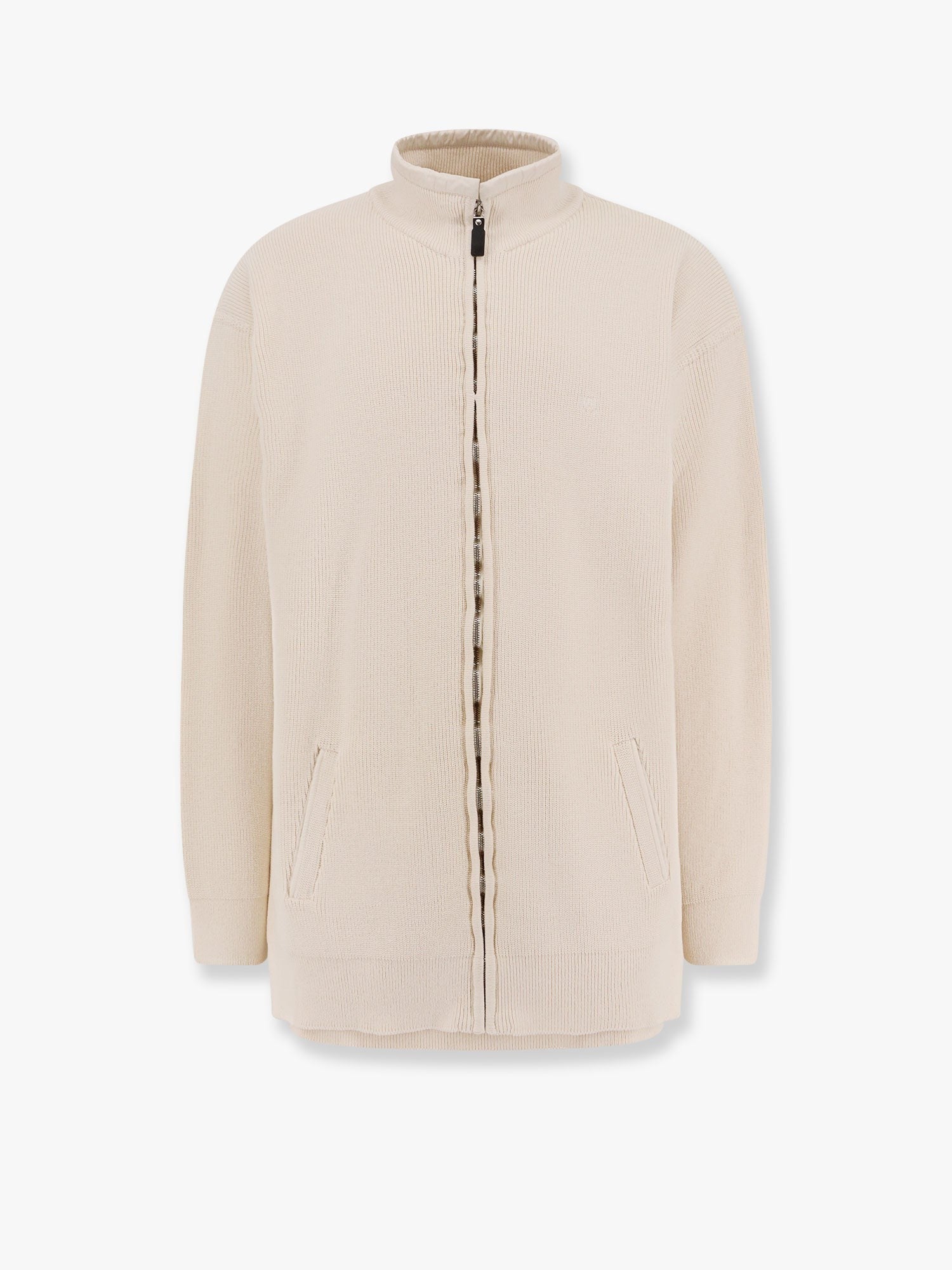 Balenciaga - Balenciaga Intertwined Cardigan With Bb Garderobe Motif - Men’s Knitwear