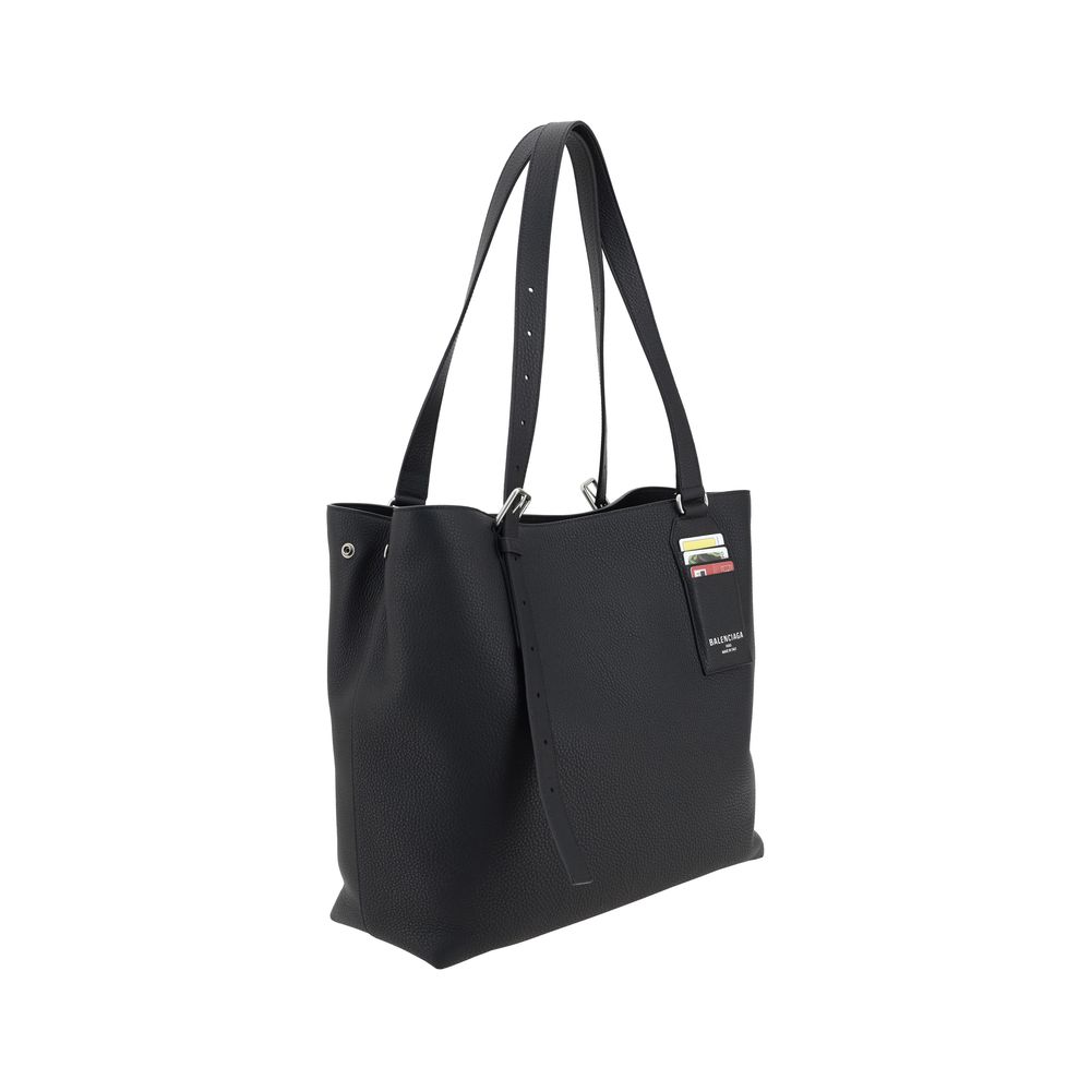 Balenciaga - Balenciaga Grained Leather Shoulder Bag - Men’s Bags