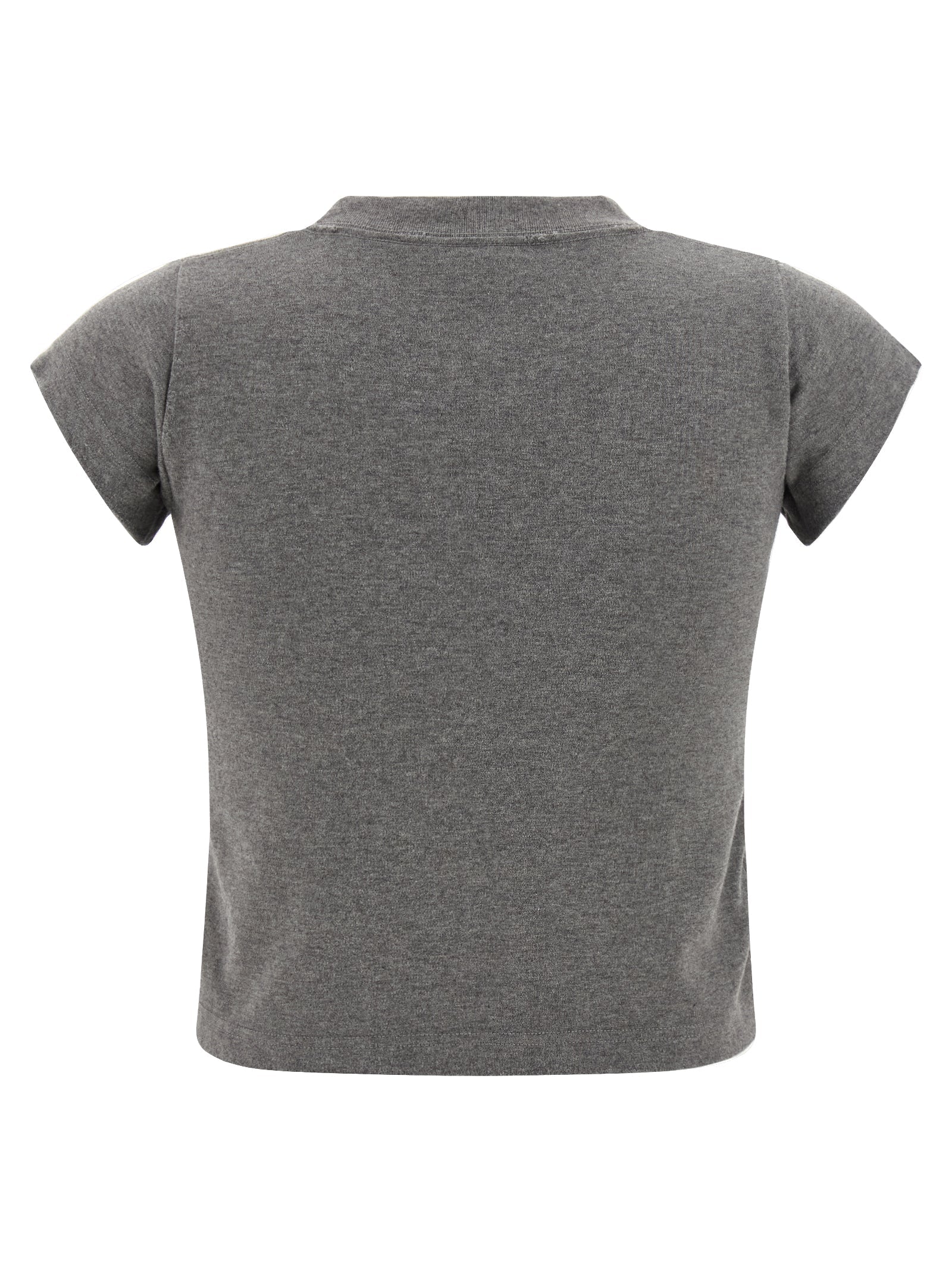 BALENCIAGA - BALENCIAGA - ’Shrunk Luxury Script’ T-shirt - Women’s Tops