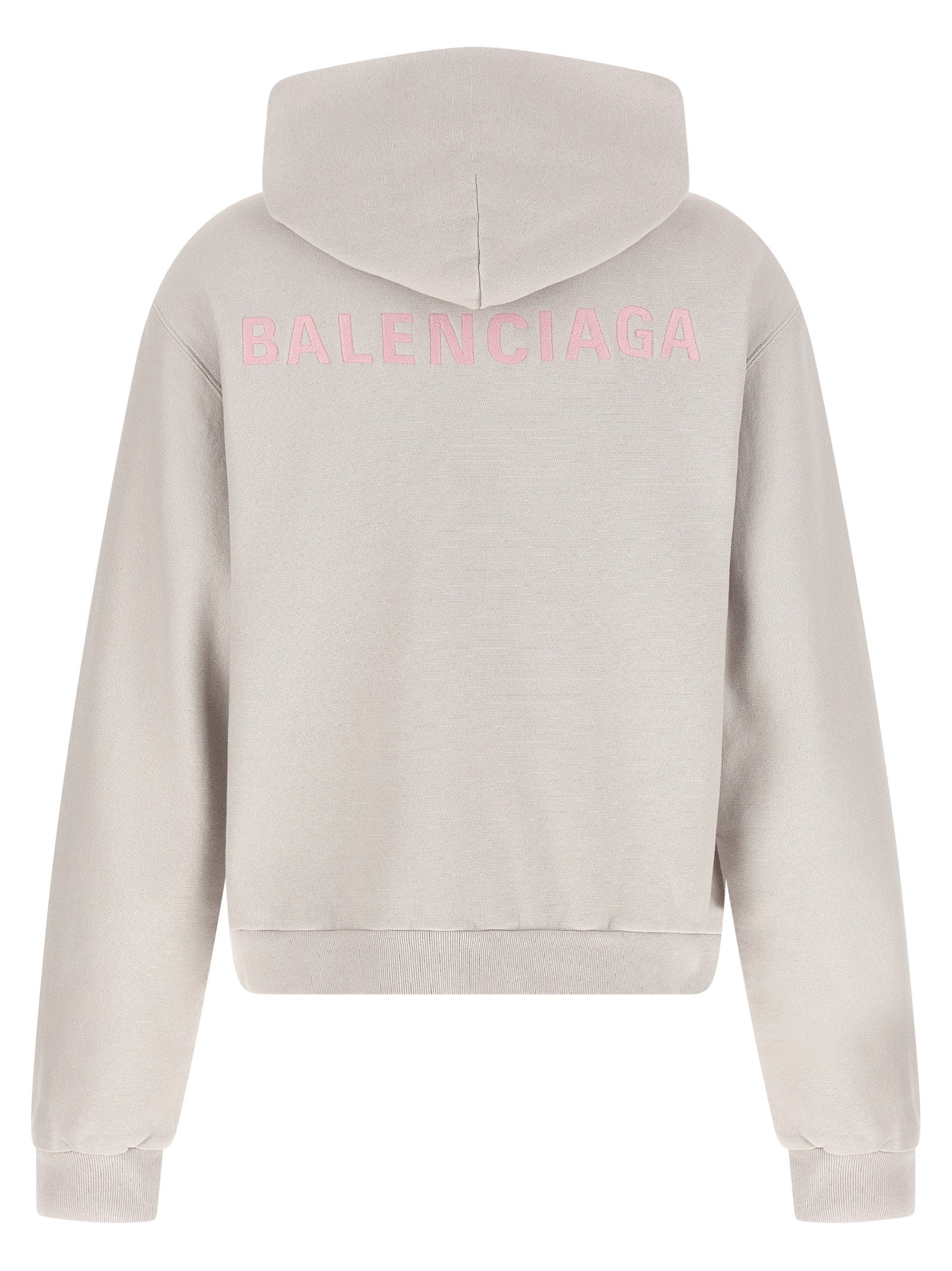 BALENCIAGA - BALENCIAGA - Logo embroidery hoodie - Women’s Sweatshirts