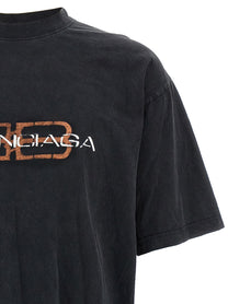 BALENCIAGA - BALENCIAGA - Logo print T-shirt - Men’s Tops