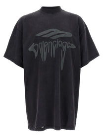 BALENCIAGA - BALENCIAGA - ’3B Liquefied’ T-shirt - Women’s Tops