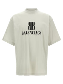 BALENCIAGA - BALENCIAGA - ’Nano BB’ T-shirt - Men’s Tops