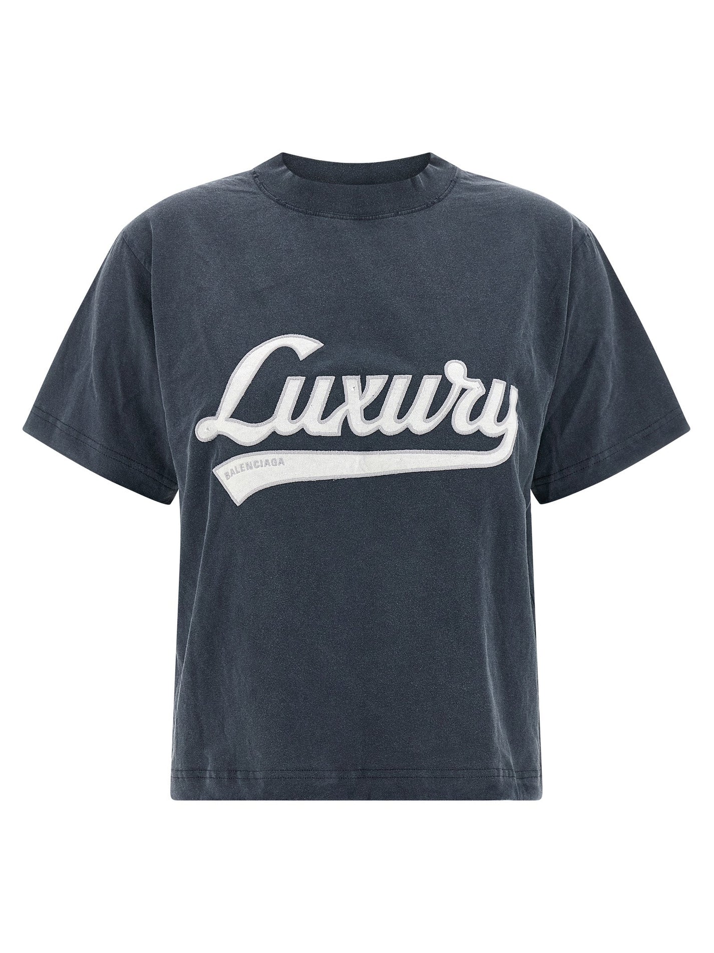 BALENCIAGA - BALENCIAGA - Embroidery t-shirt - Women’s Tops