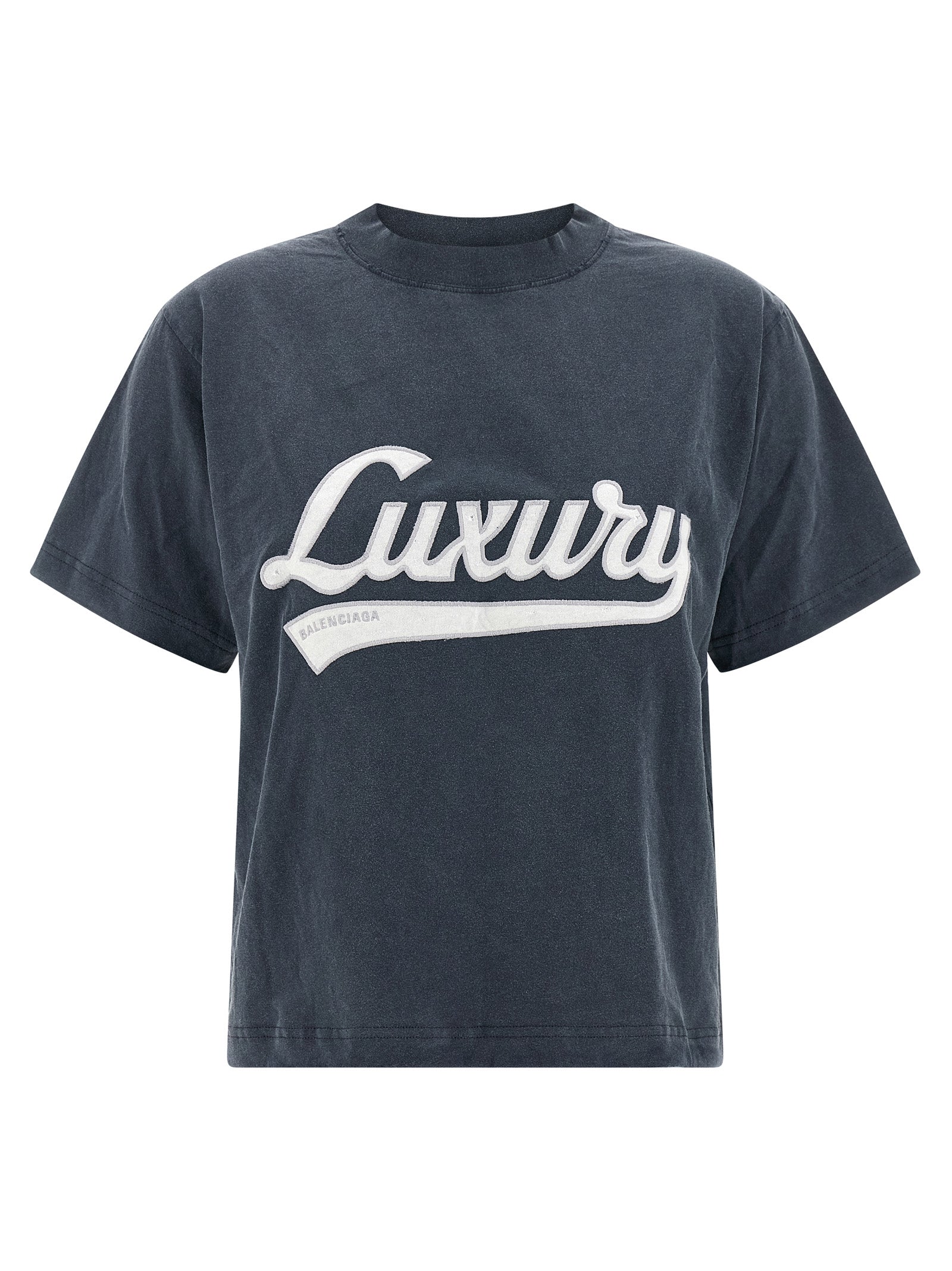 BALENCIAGA - BALENCIAGA - Embroidery t-shirt - Women’s Tops