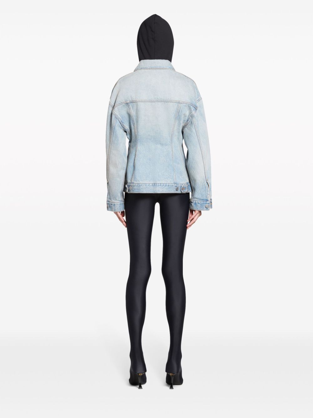 Balenciaga - Balenciaga Hourglass silhouette denim jacket - Jackets