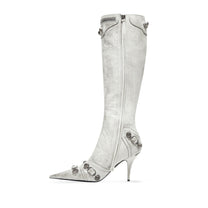 Balenciaga - Balenciaga cagole leather boots - Boots