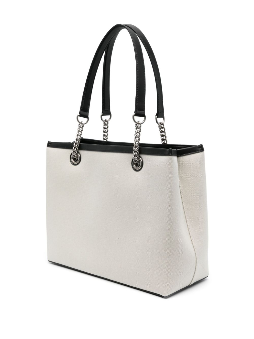 Balenciaga - Balenciaga Logo Print Canvas Tote Bag - Shopper