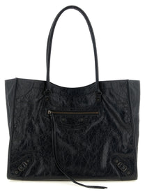 Balenciaga Le City Tote Shoulder Bag Black