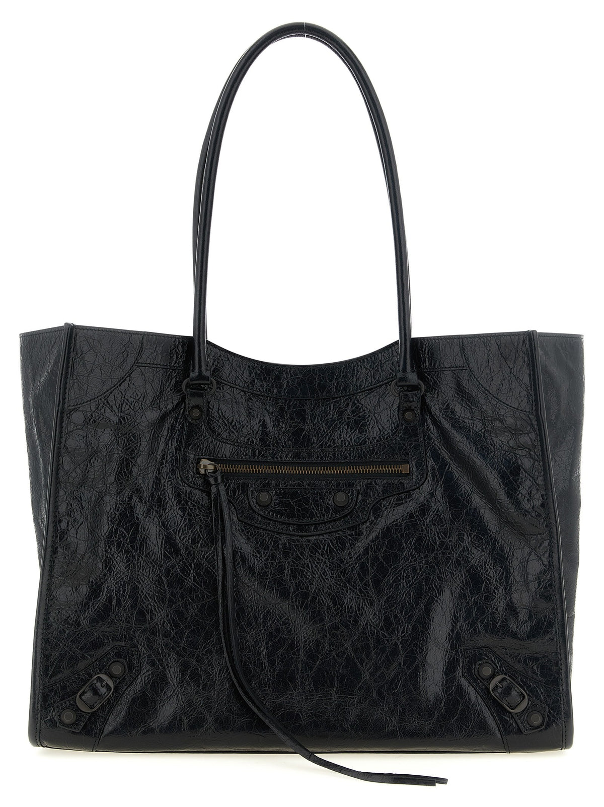 Balenciaga Le City Tote Shoulder Bag Black