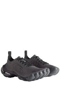 Balenciaga men’s anatomic runner sneaker black with textured upper and chunky sole for running and casual wear