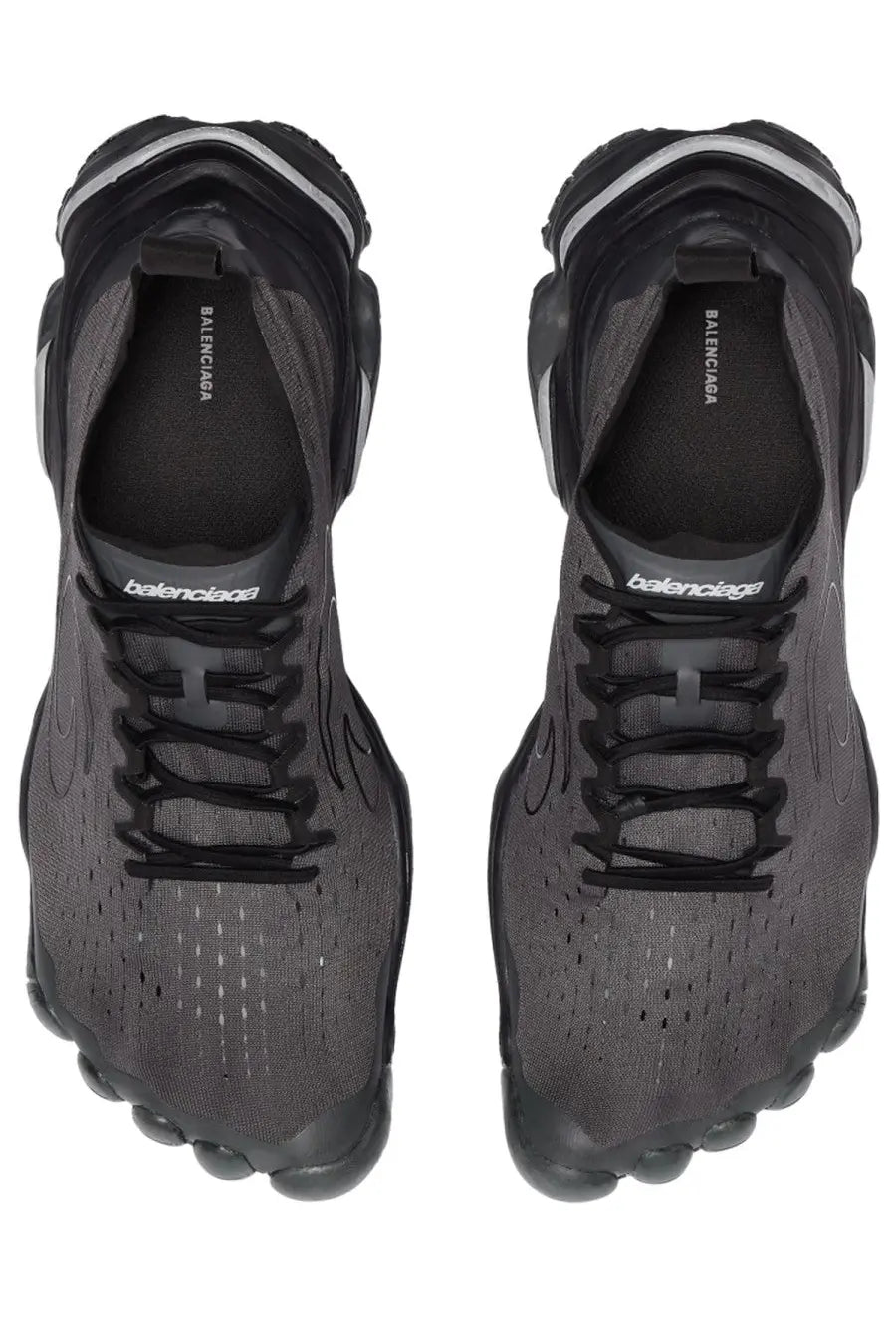Balenciaga Men's Anatomic Runner Sneaker Grey, view 3