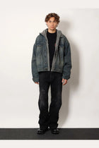 Balenciaga Men's Black Denim Jeans Black, view 2