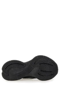 Black rubber sole with textured patterned tread design from balenciaga men’s circuit sneaker black