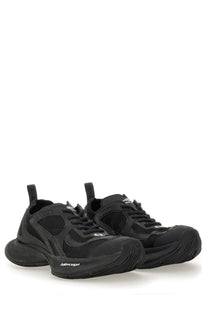Balenciaga men’s circuit sneaker black with chunky sole and black mesh upper for casual wear