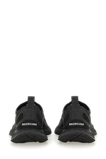 Balenciaga men’s circuit sneaker black with textured mesh upper and bold chunky rubber sole in black color