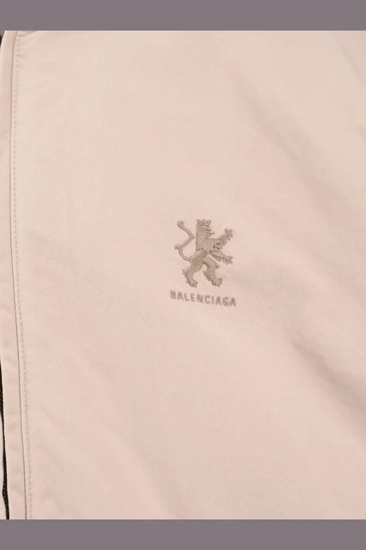 Balenciaga Men's Cotton Blend Jacket Beige, view 5