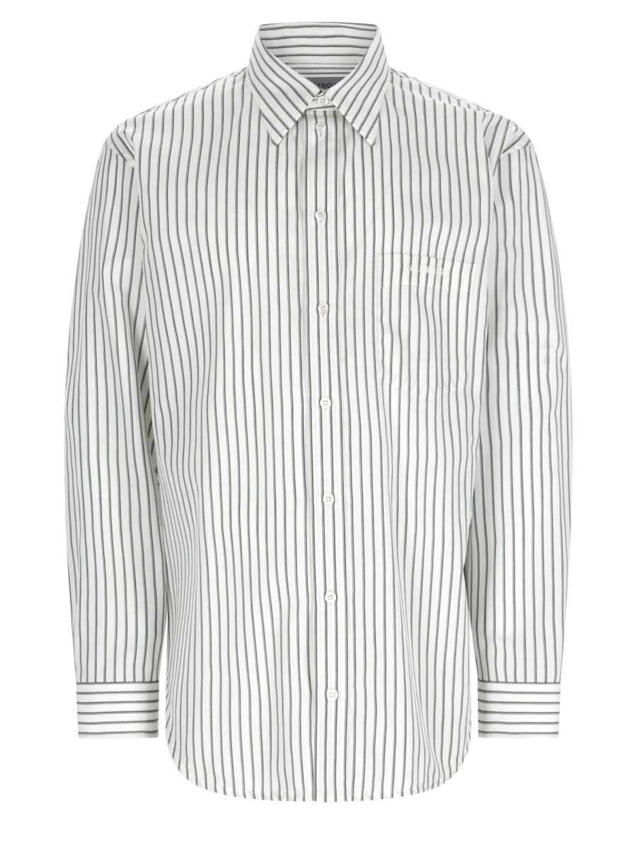 Balenciaga Men's Cotton Regular Fit Shirt White