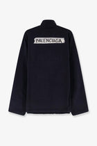 Balenciaga Men's Cotton Sweatshirt Black, view 4
