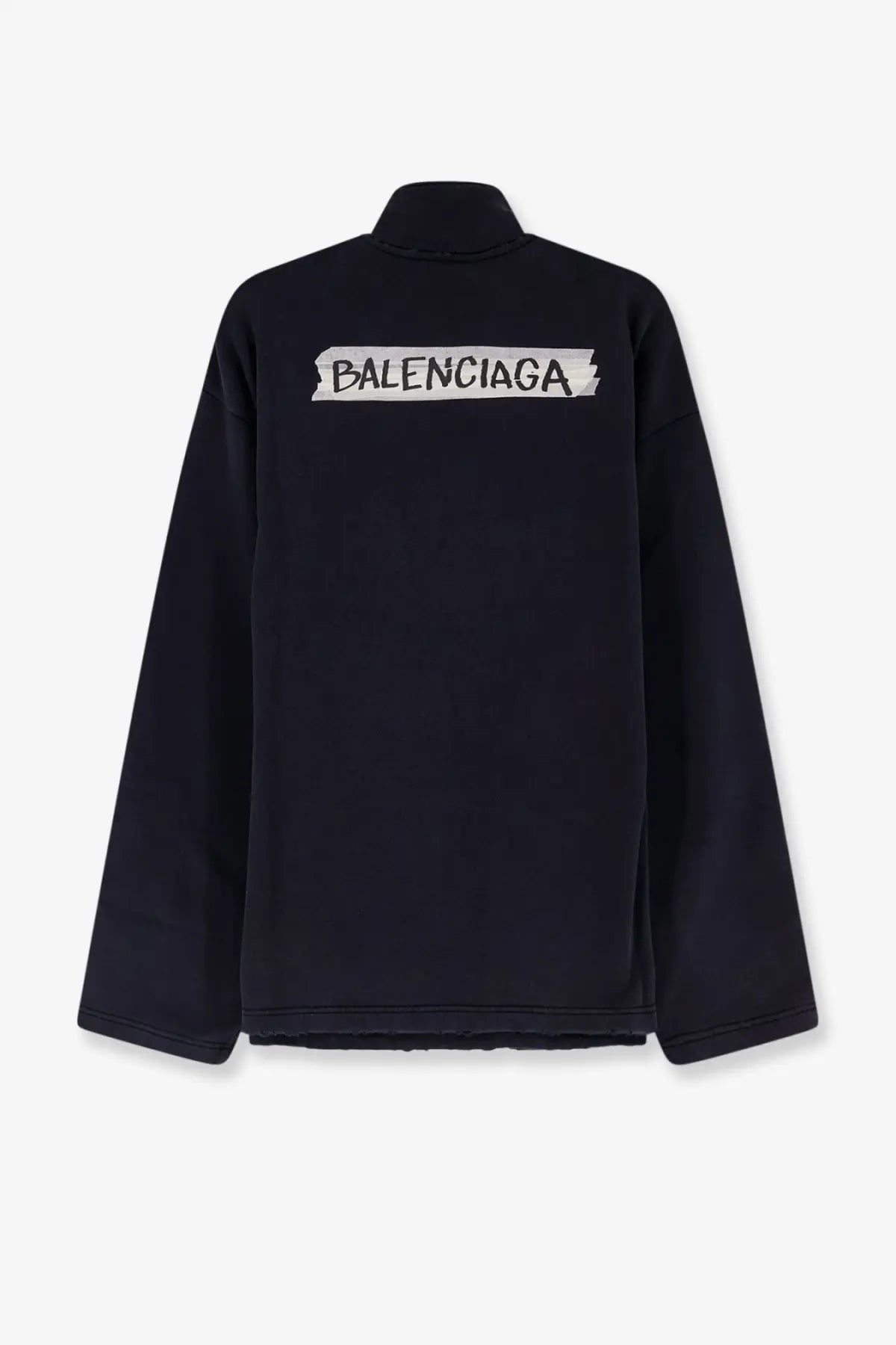 Balenciaga Men's Cotton Sweatshirt Black, view 4
