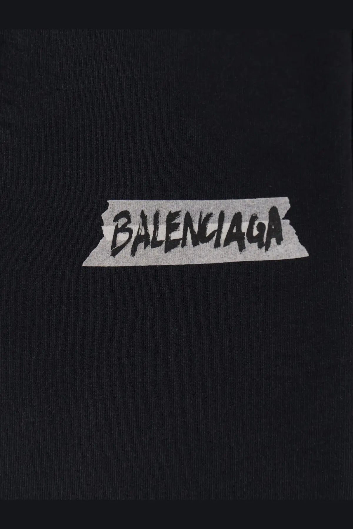 Balenciaga Men's Cotton Sweatshirt Black, view 5