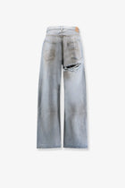 Balenciaga Men's Distressed Jeans Blue, view 4