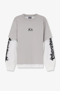 Balenciaga Men's Double Hybrid Cotton Shirt White