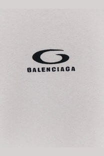 Balenciaga Men's Double Hybrid Cotton Shirt White
