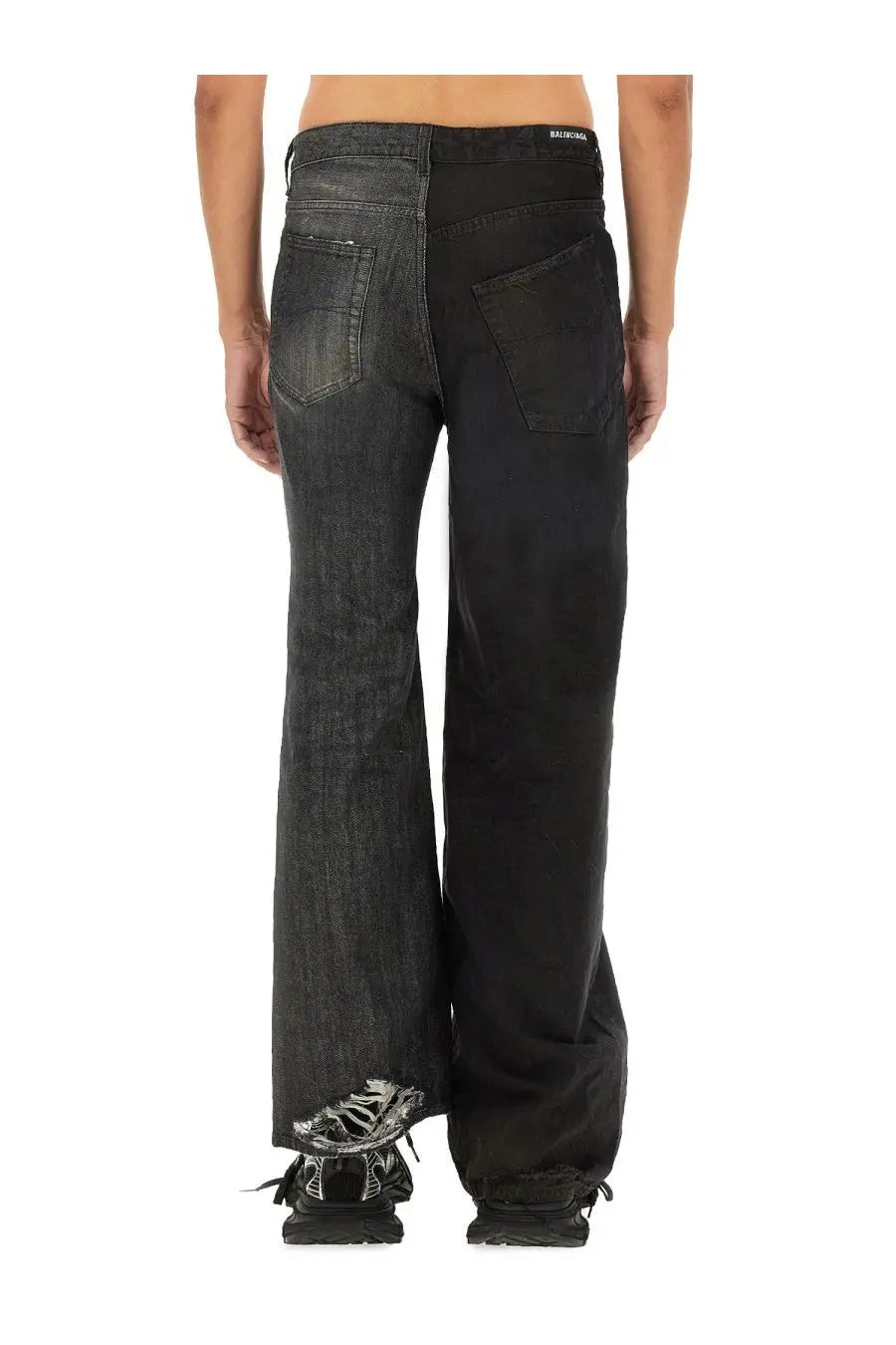 Balenciaga Men's Fifty Fifty Jeans Multicolor, view 3
