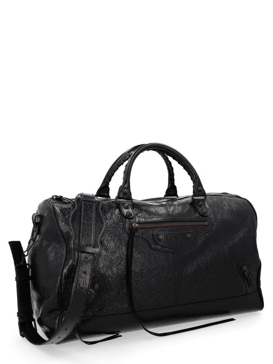 Balenciaga Men's Le City Boston Large Bag Black, view 3