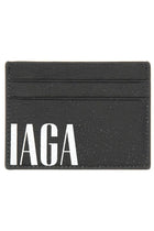 Balenciaga Men's Leather Card Holder Black, view 2