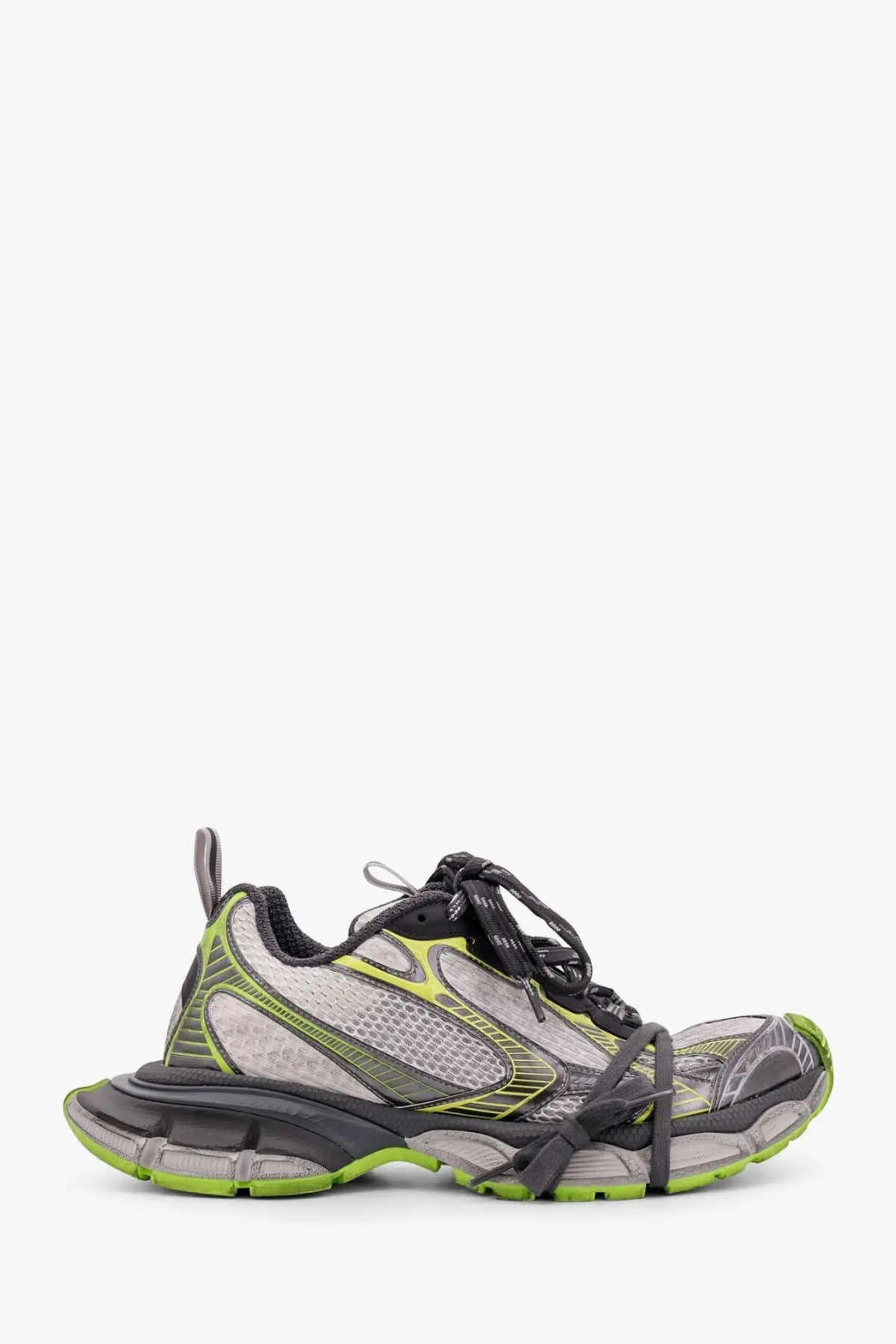 Balenciaga Men's Mesh and Polyurethane Sneakers Grey