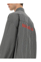 Balenciaga Men's Oversize Fit Shirt Black, view 4