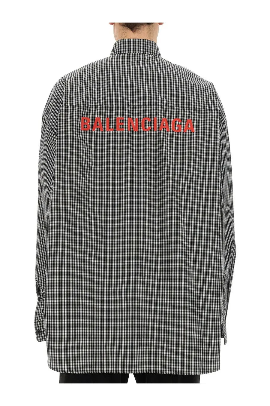 Balenciaga Men's Oversize Fit Shirt Black, view 3