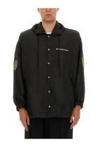 Balenciaga Men's Oversized Windbreaker Black