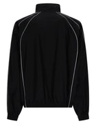 Balenciaga Men's Poplin Cotton Tracksuit Jacket Black, view 2