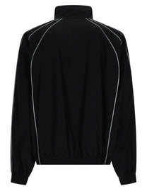 Balenciaga Men's Poplin Cotton Tracksuit Jacket Black, view 2
