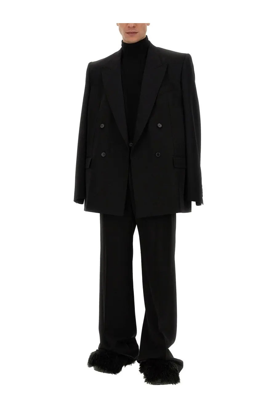 Balenciaga Men's Regular Fit Jacket Black, view 2