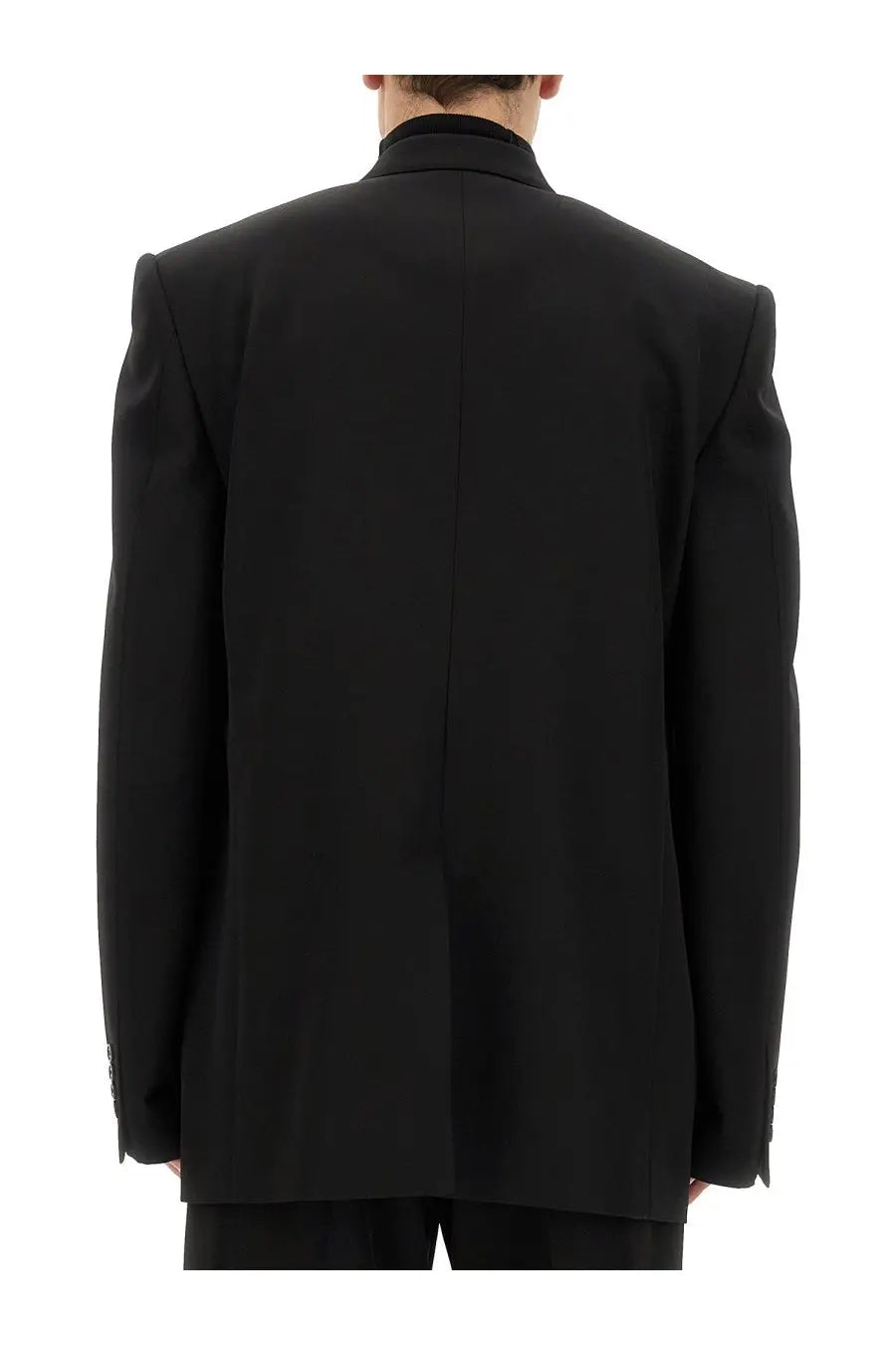 Balenciaga Men's Regular Fit Jacket Black, view 3