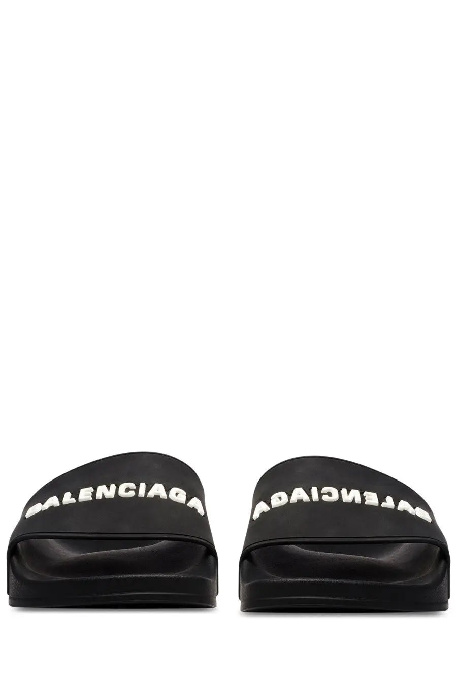 Balenciaga Men's Slip on Sandal Black, view 3
