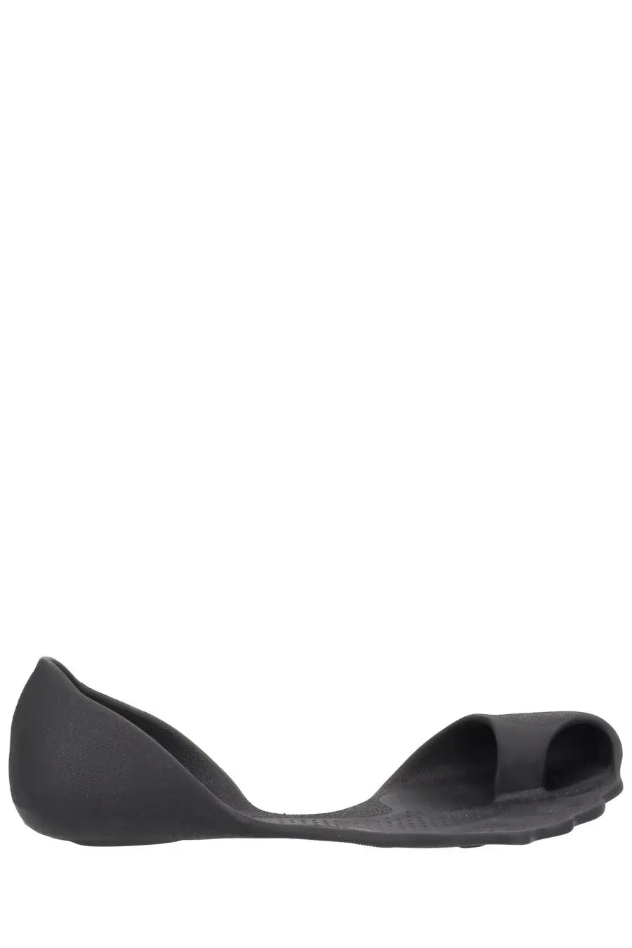 Balenciaga men’s sneaker zero black black rubber flip-flop with sleek minimalist design and smooth matte finish